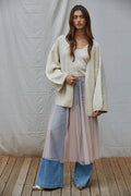 By Together Marshmallow Fluff Cardigan Light Beige