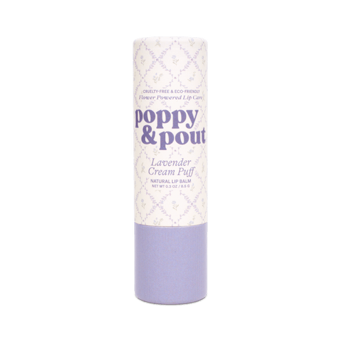 Poppy & Pout Lavender Cream Puff Lip Balm