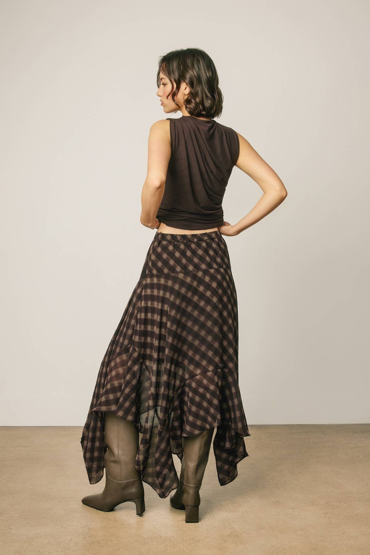 Dress Forum Autumn Picnic Handkerchief Hem Skirt