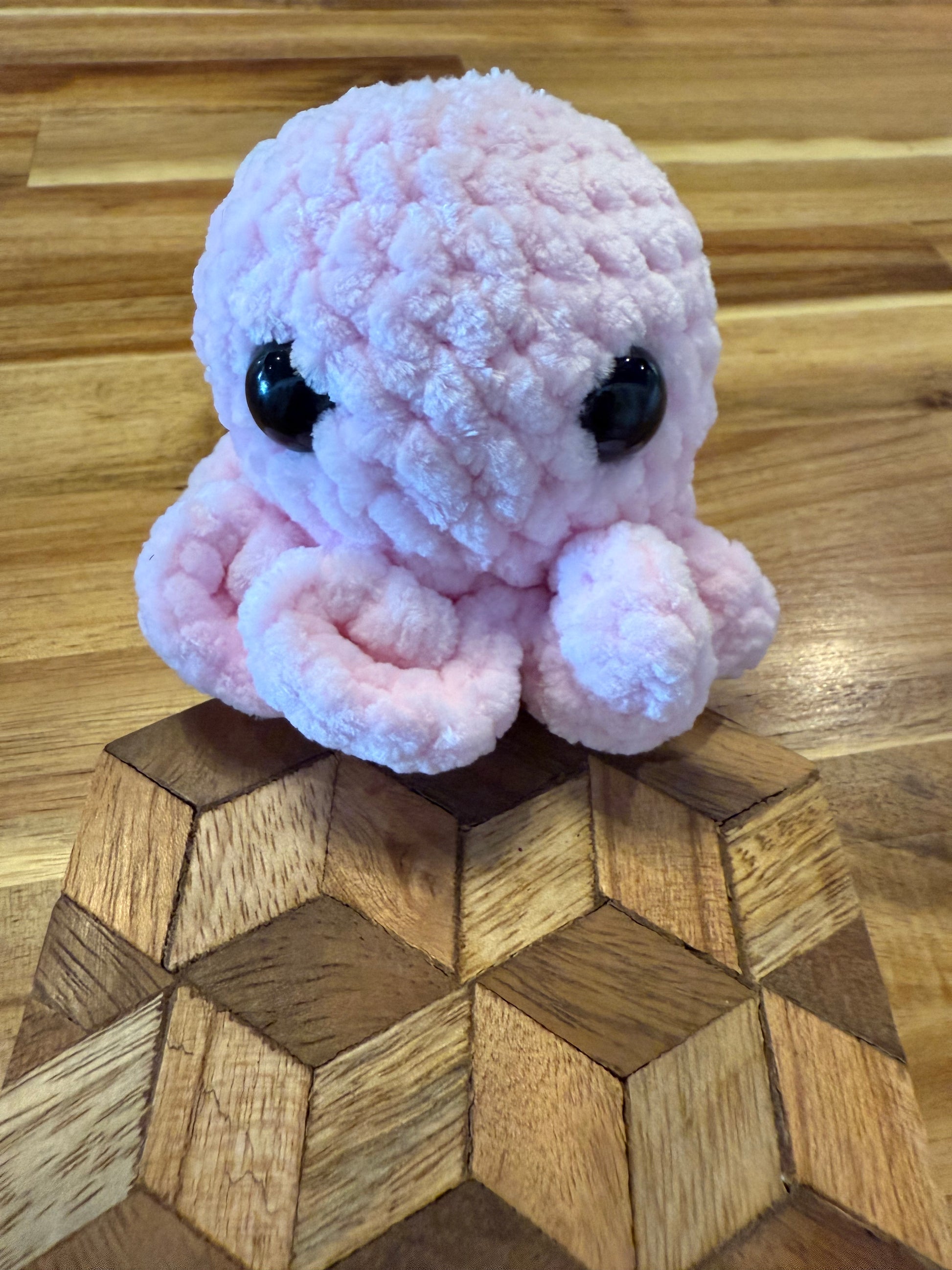 The Yarn Barn NC Octopus Plushie (Small) Pink