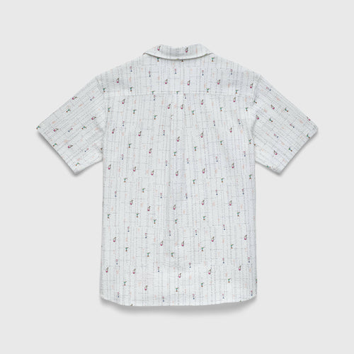 SURFSIDESUPPLY Joey Seersucker Cocktail Printed Shirt