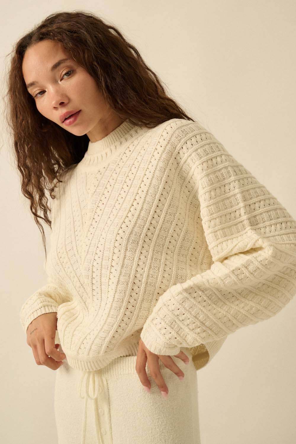 Promesa USA Vanilla bean Sweater