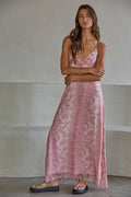 By Together In Bloom Maxi Dress Lilac Pink