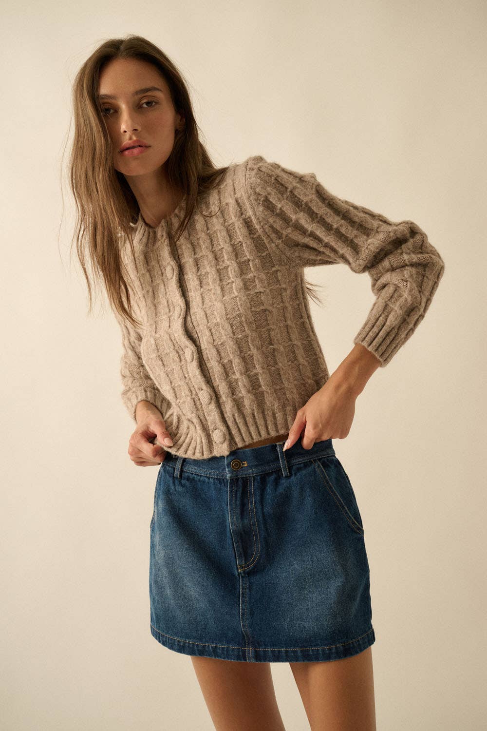 Promesa USA Angel Cake Cardigan Sweater