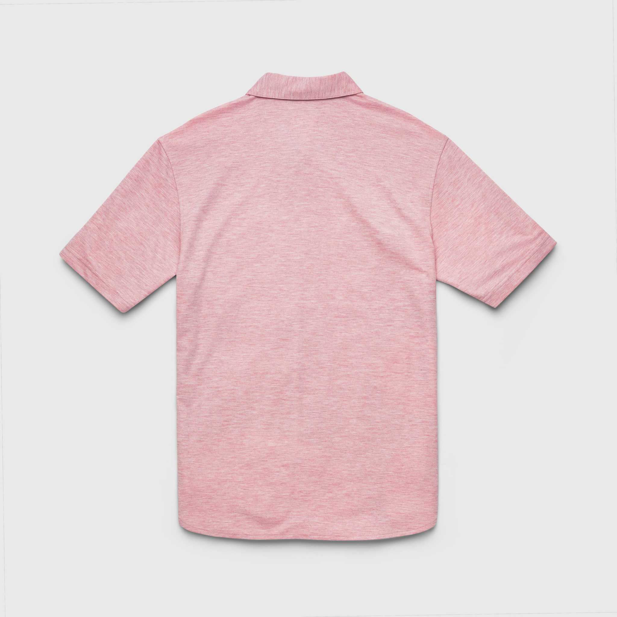 SURFSIDESUPPLY TONY PIQUE KNIT SHIRT - Pink Heather