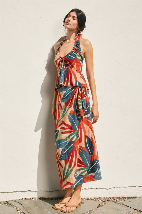 Dress Forum Sun Dazed Midi Wrap Skirt