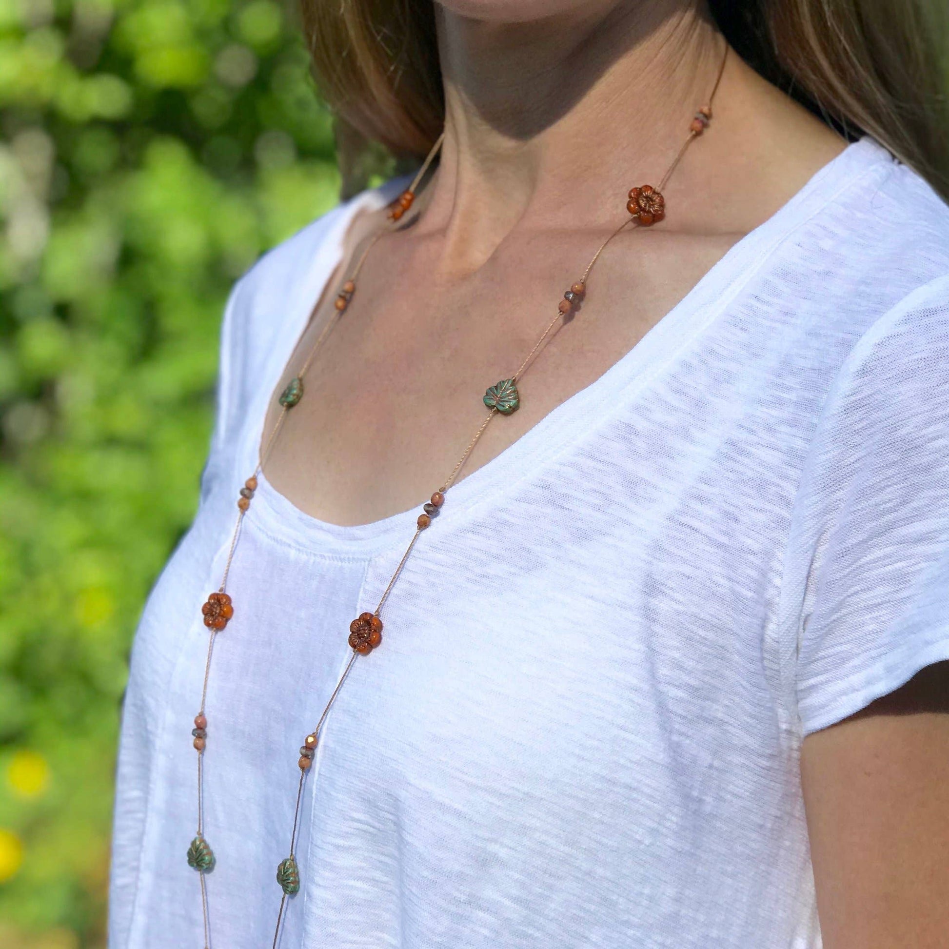 Jo Bird Jewelry Wild Rose Necklace