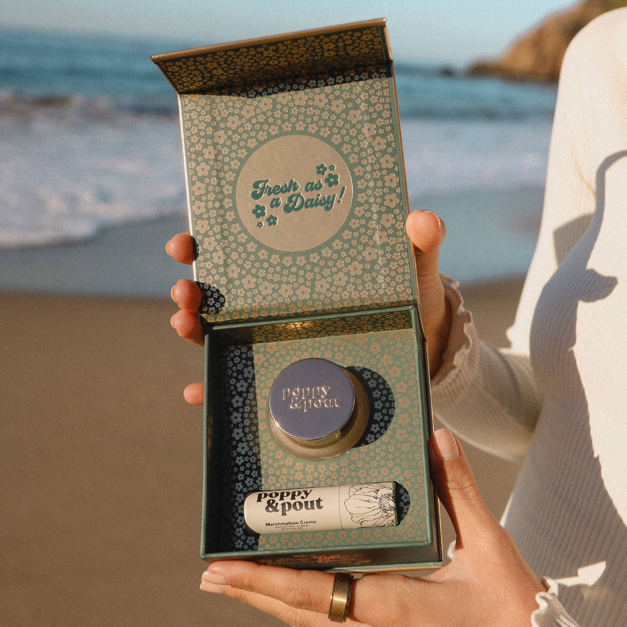 Poppy & Pout Lip Care Duo, Marshmallow Creme