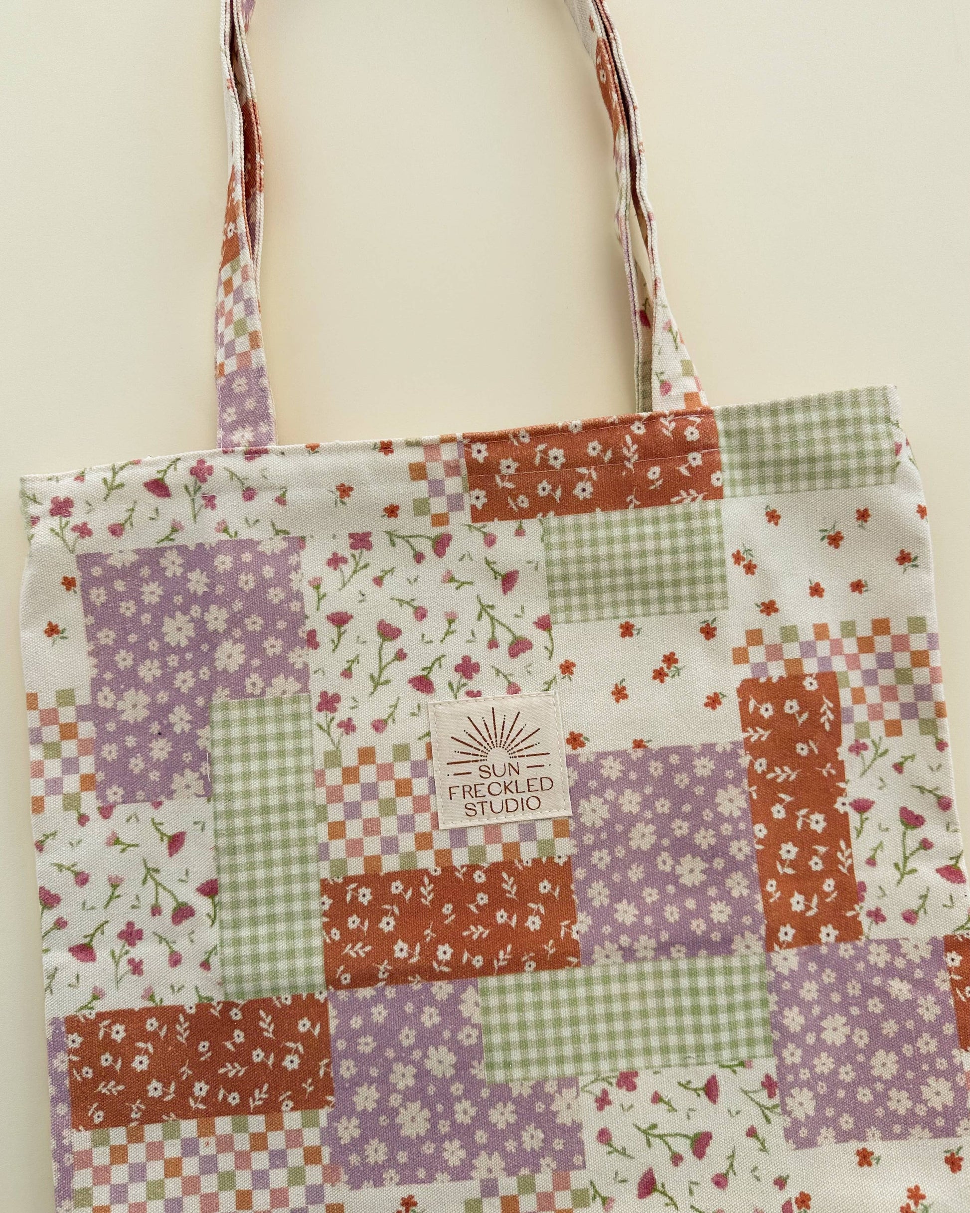 Sun Freckled Studio Flower Patch Tote Bag