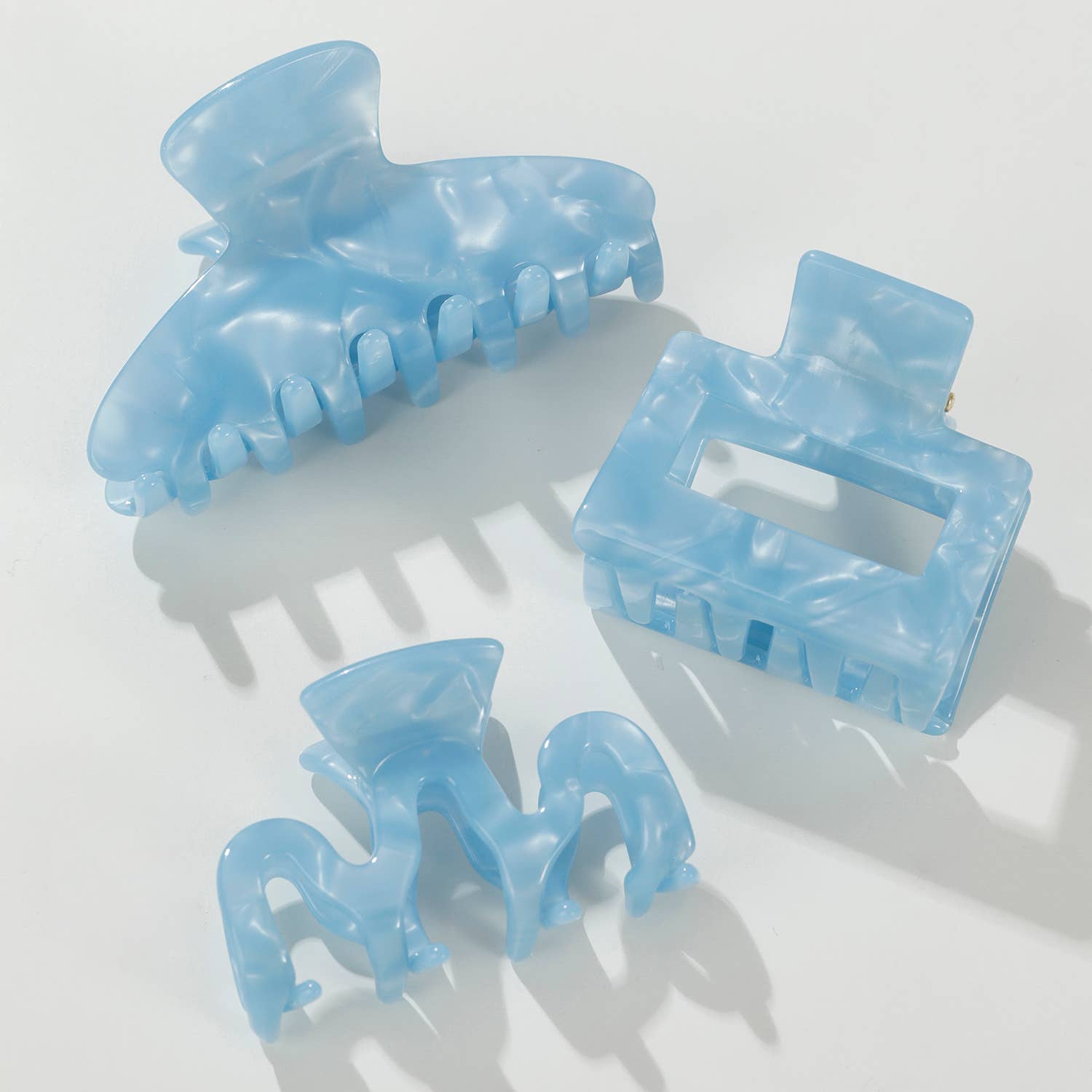 Adorro Saltwater Blue | Square Clip