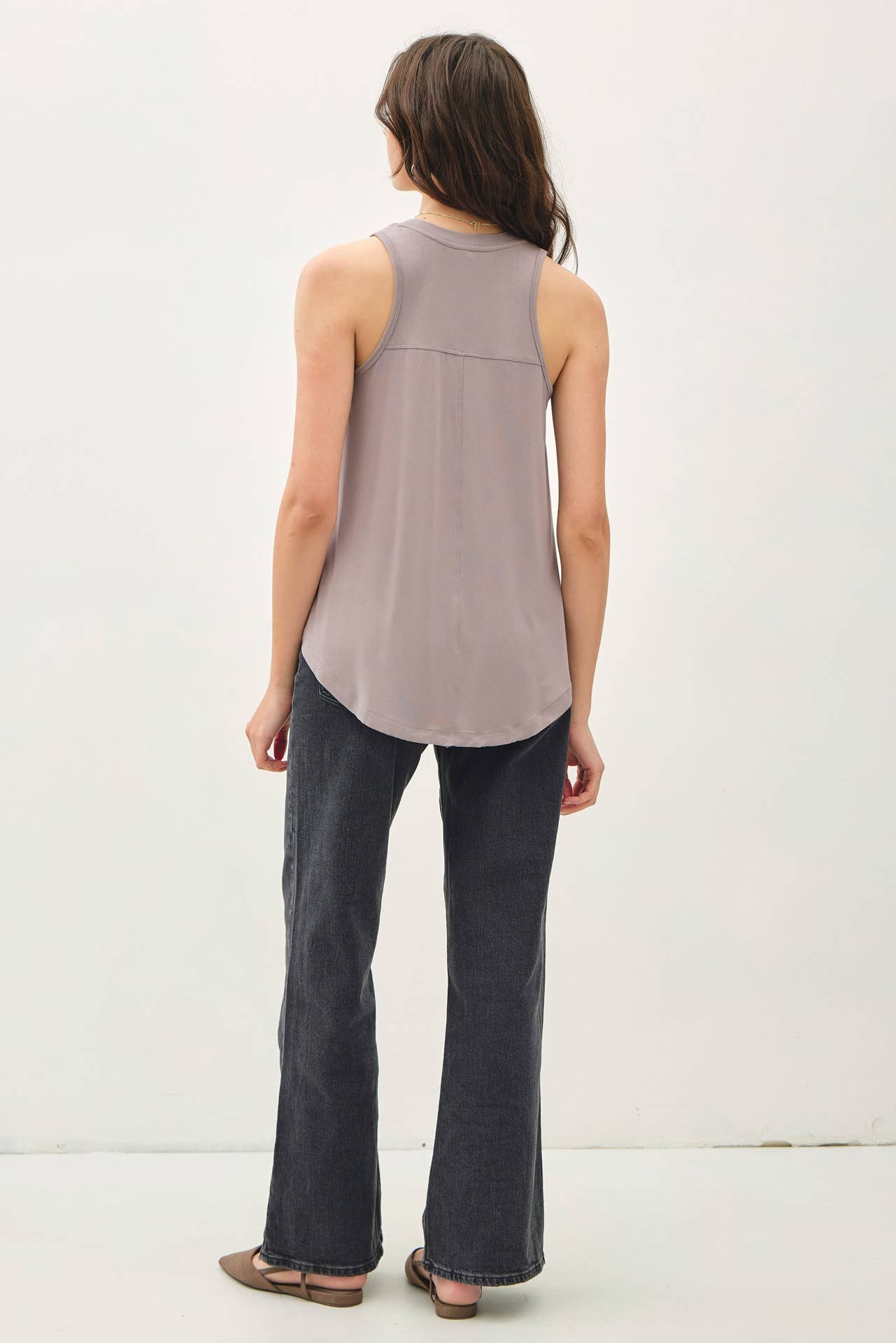 Be Cool Basic Threads Flowy V-NECK TANK