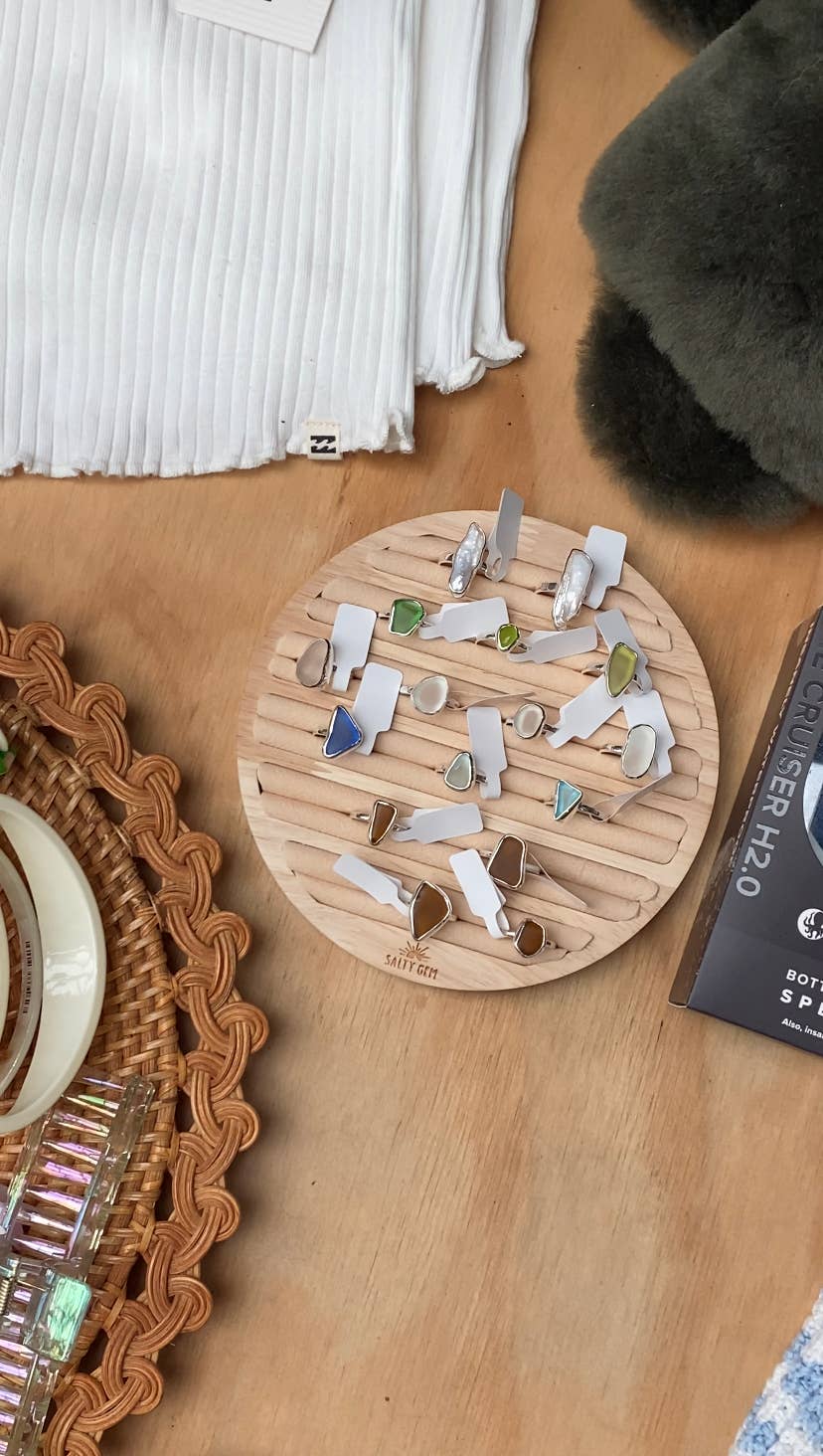 The Salty Gem Ring Display - NOT FOR SALE