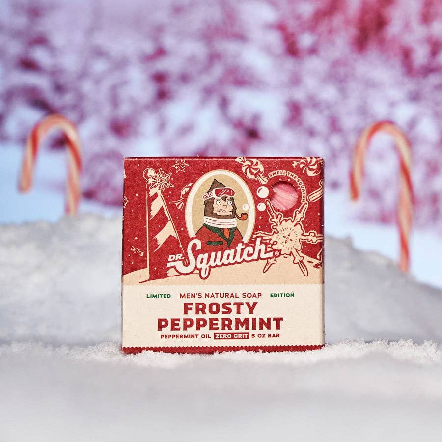 Dr. Squatch Frosty Peppermint Bar Soap