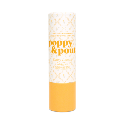 Poppy & Pout Lip Balm, Cottage Collection, Daisy Lemon Chiffon