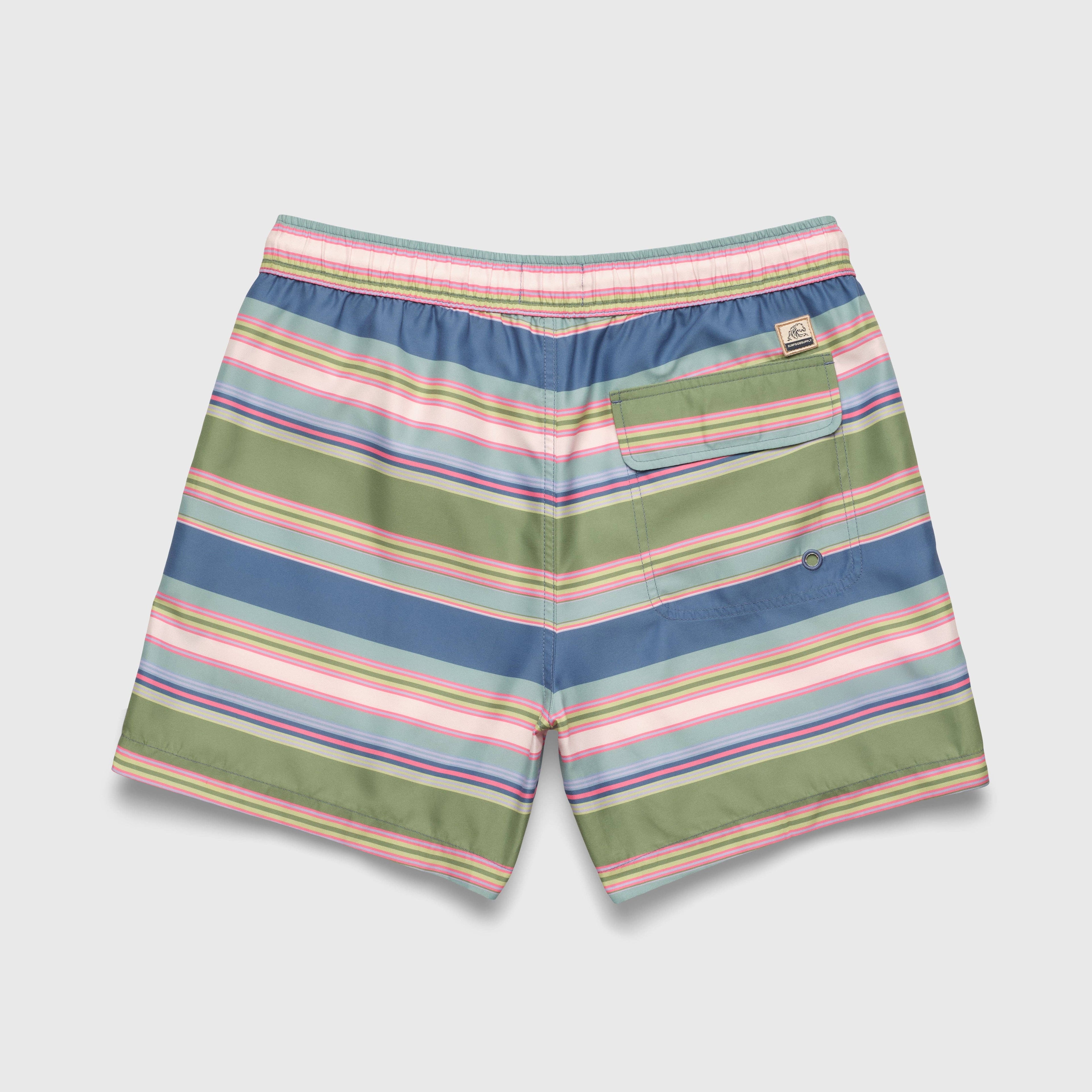 SURFSIDESUPPLY Jimmy 5" Retro Volley - Retro Stripe