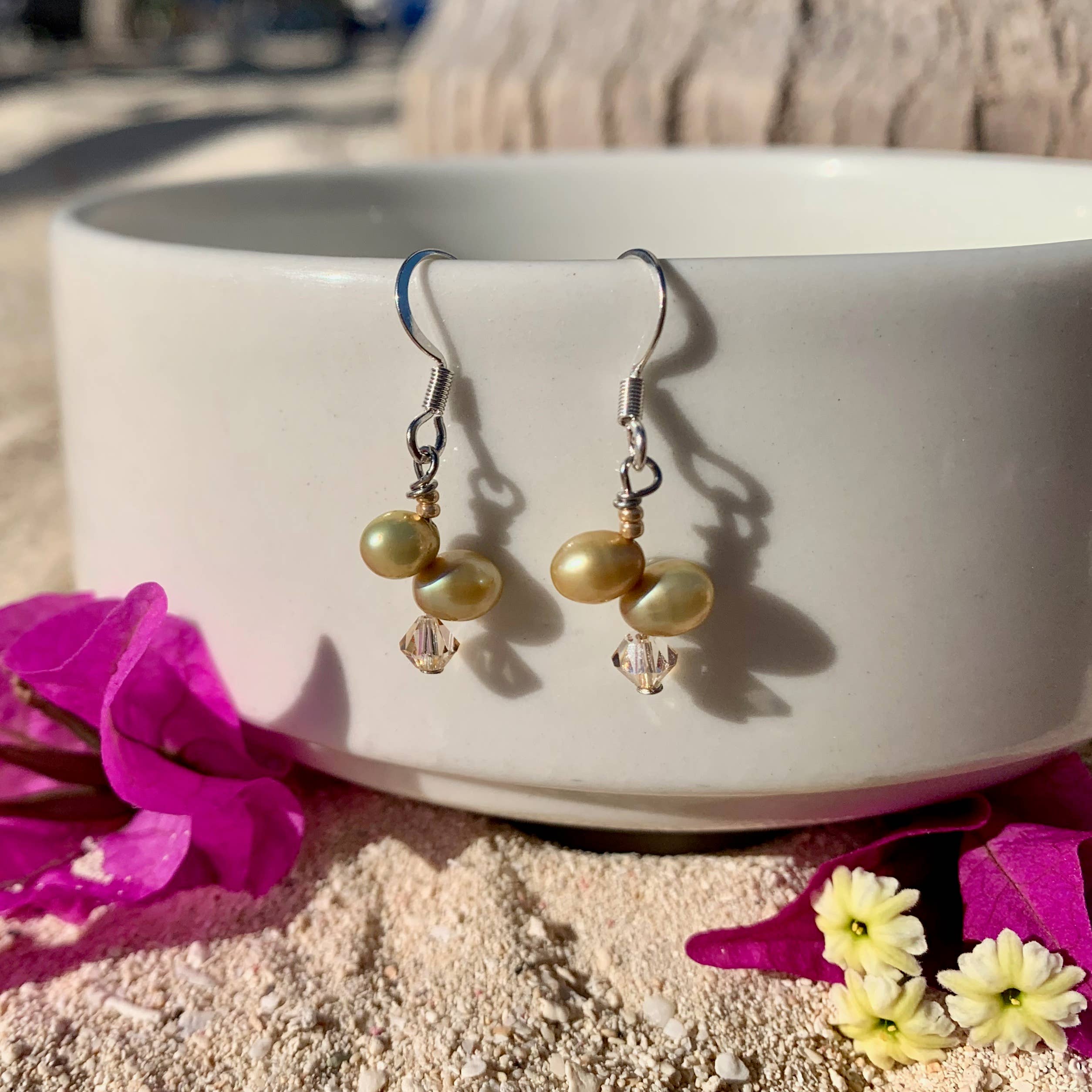 Jo Bird Jewelry Pearl Rain Earrings - New Colors