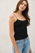 Be Cool BASIC THREADS SOLID CAMI Black