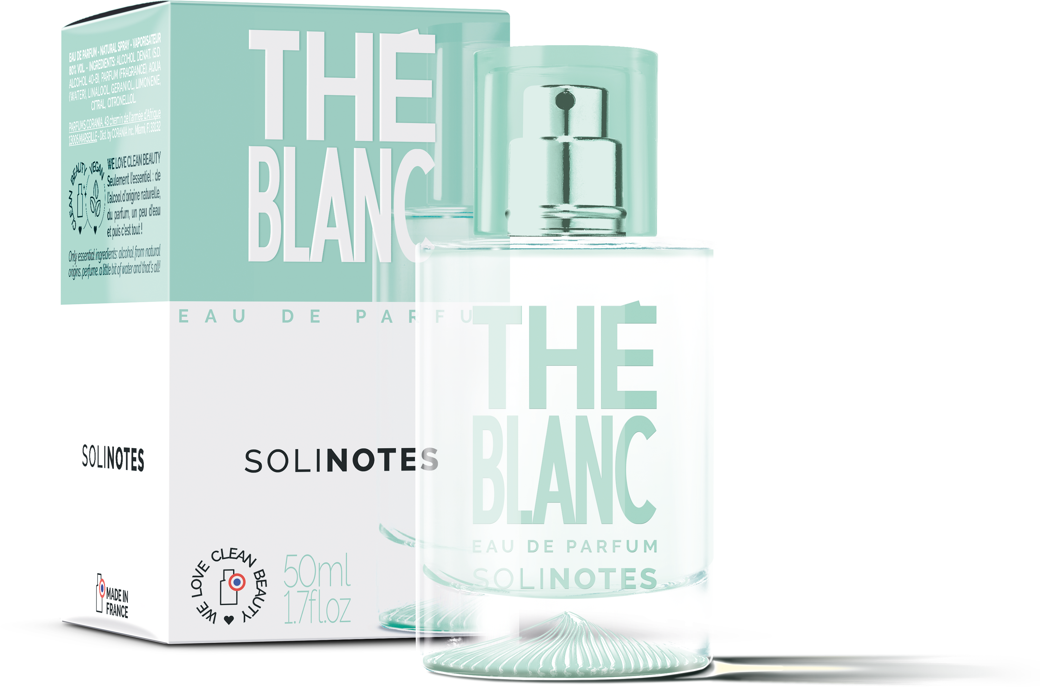 Solinotes White Tea Perfume 1.7 oz - CLEAN BEAUTY