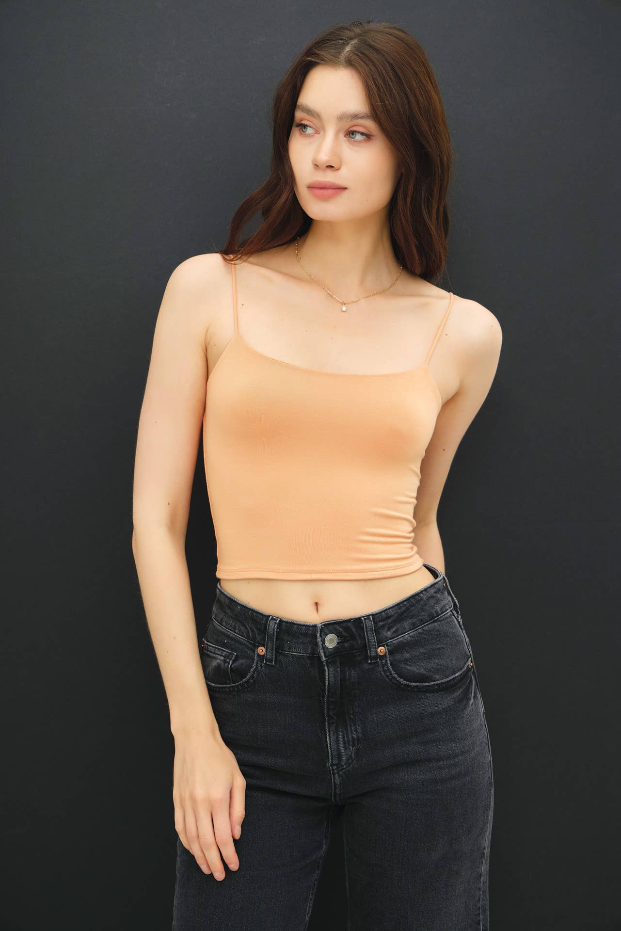 Be Cool BASIC THREADS CROPPED SPAGHETTI TANK