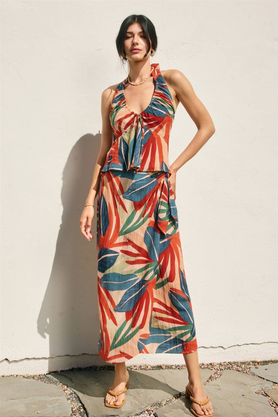 Dress Forum Sun Dazed Midi Wrap Skirt