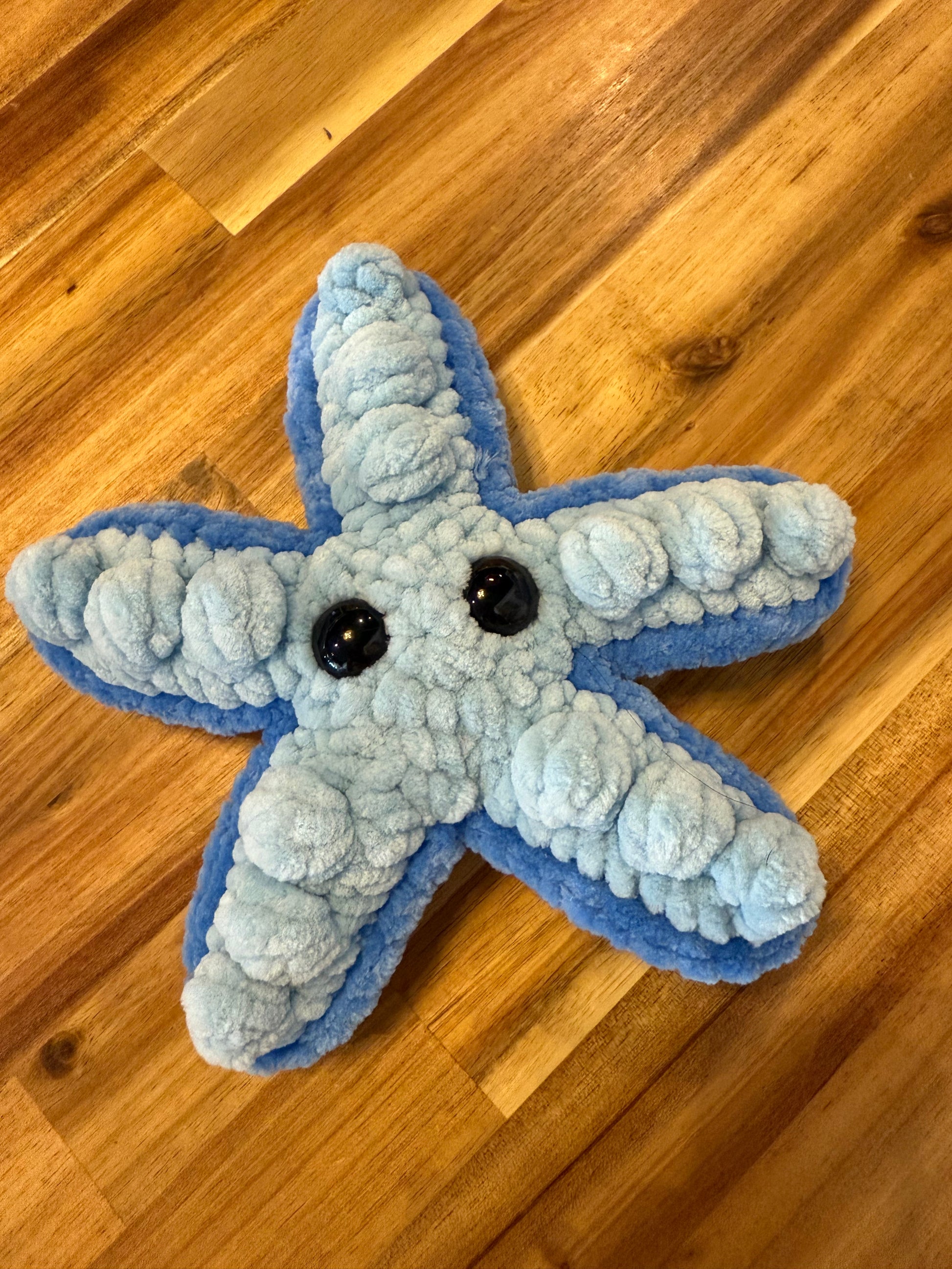 The Yarn Barn NC Starfish Plushie (Medium) Blue