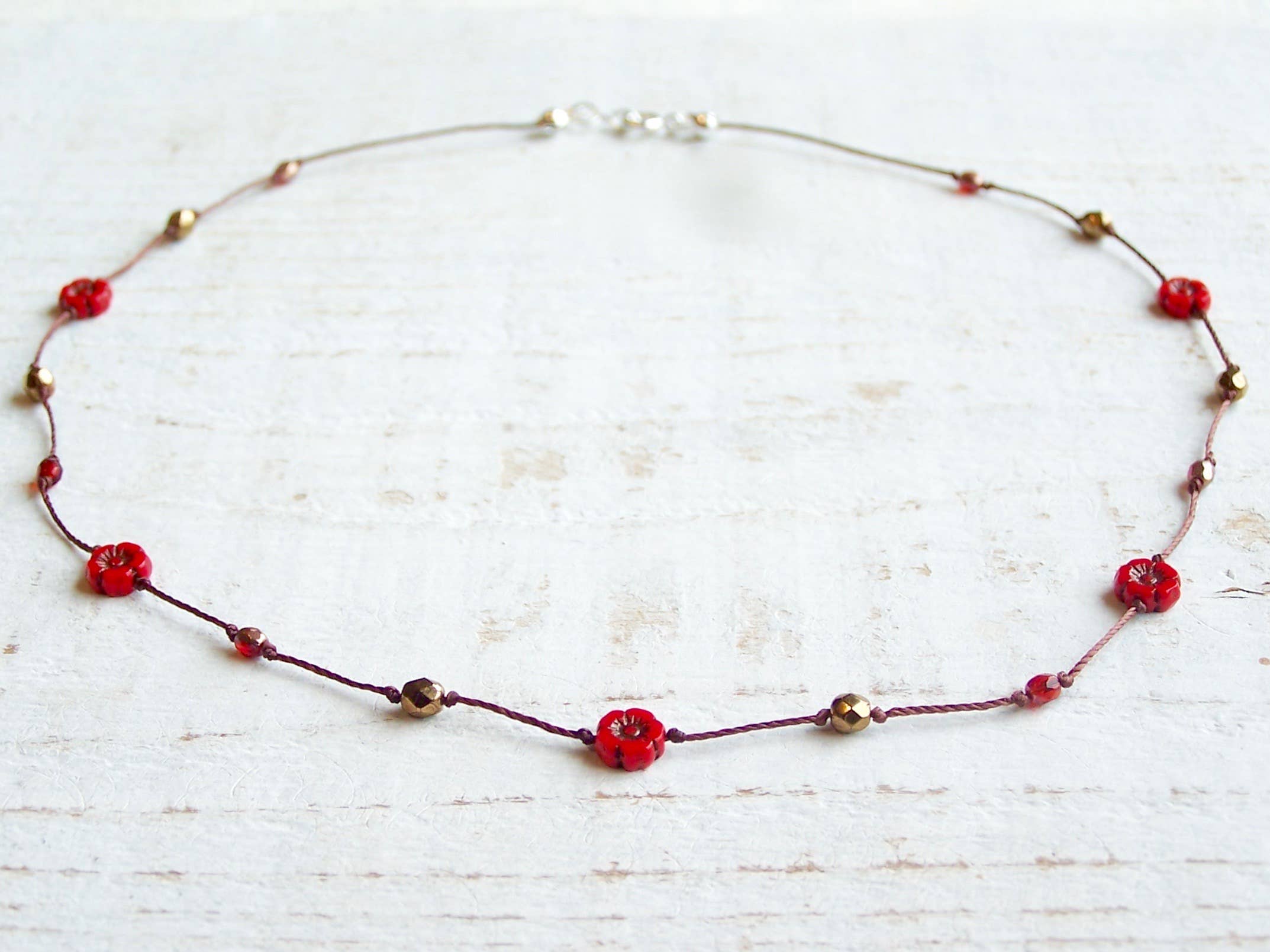 Jo Bird Jewelry Petit Hibiscus Necklace