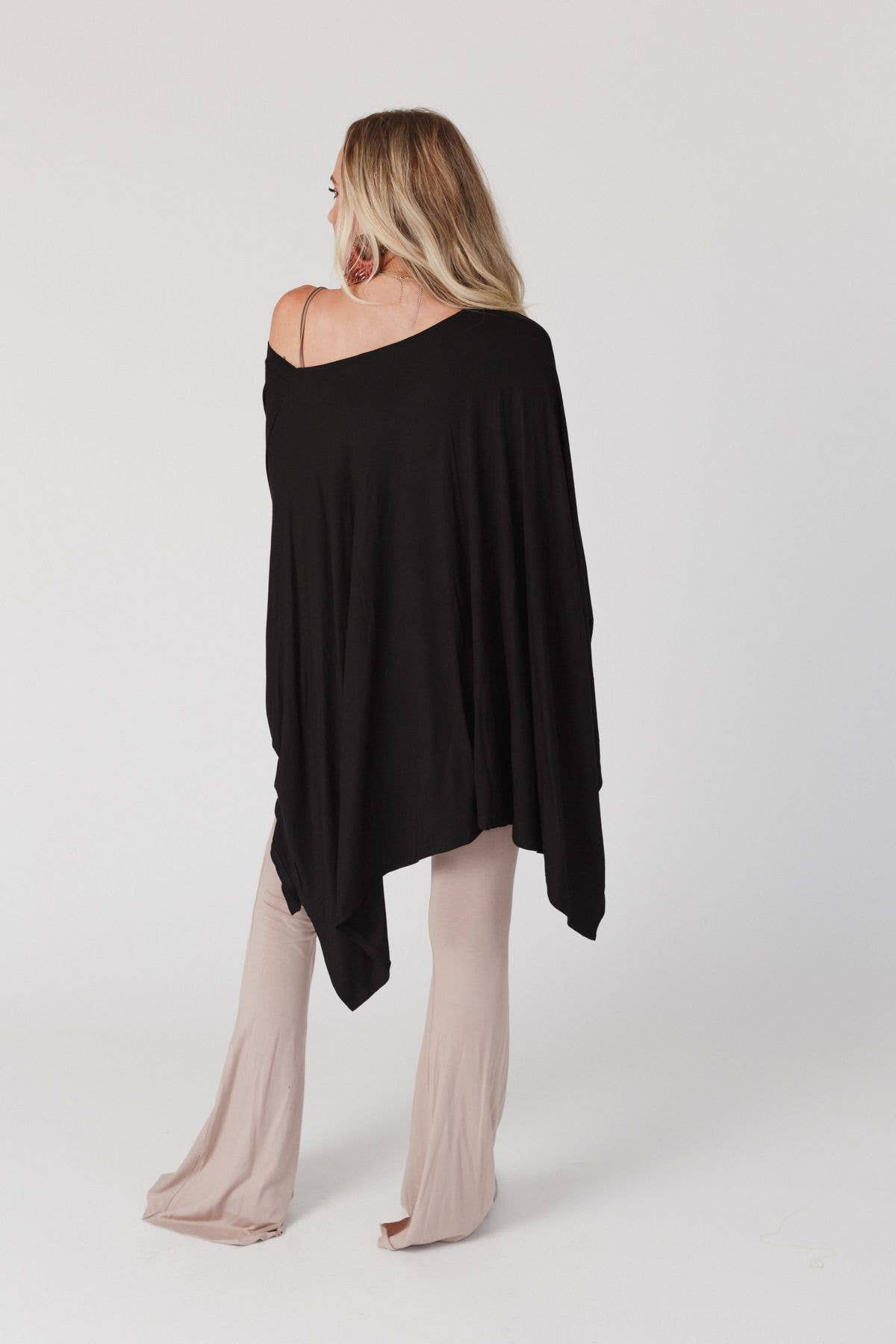 Three Bird Nest The Wren Boho Top - Black