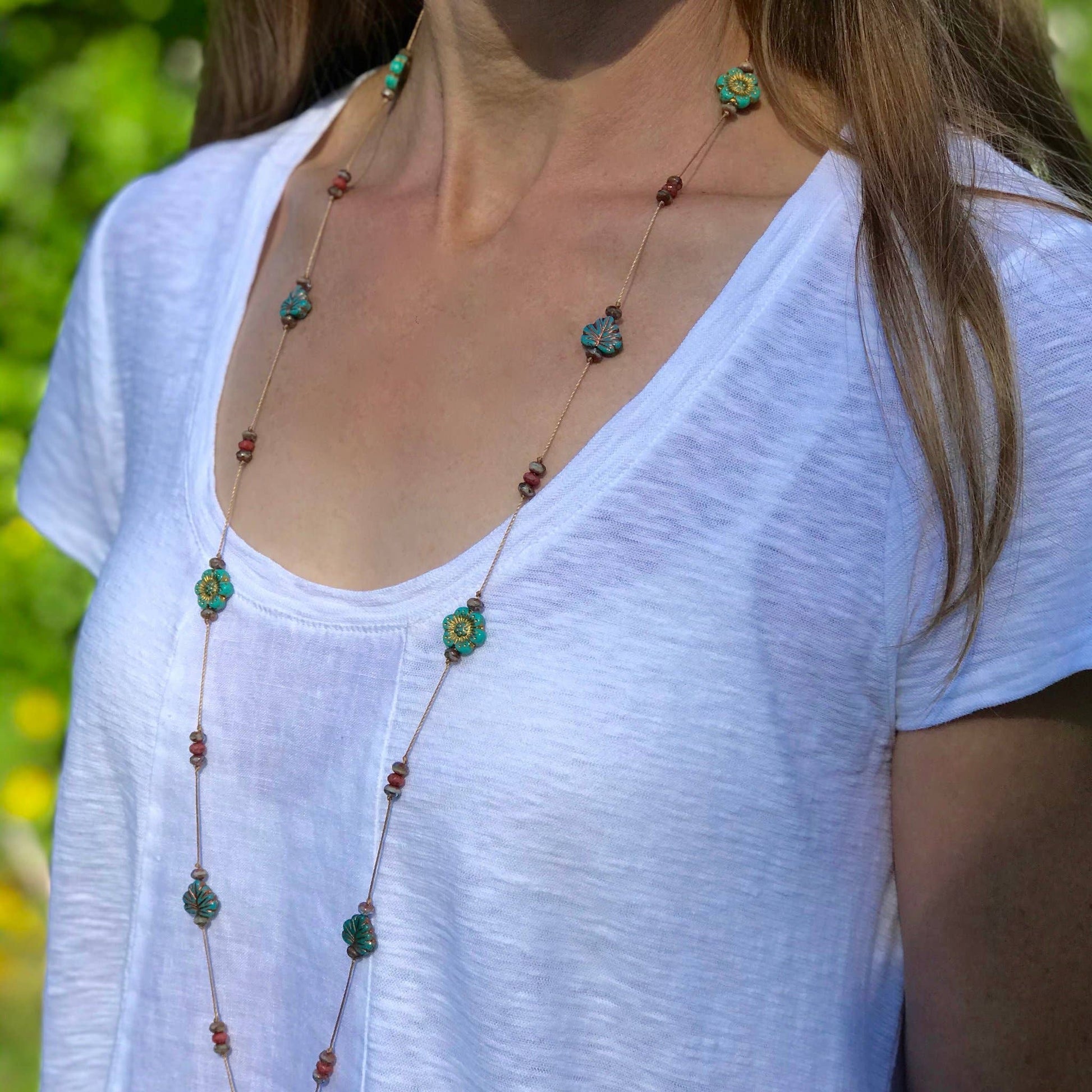 Jo Bird Jewelry Wild Rose Necklace