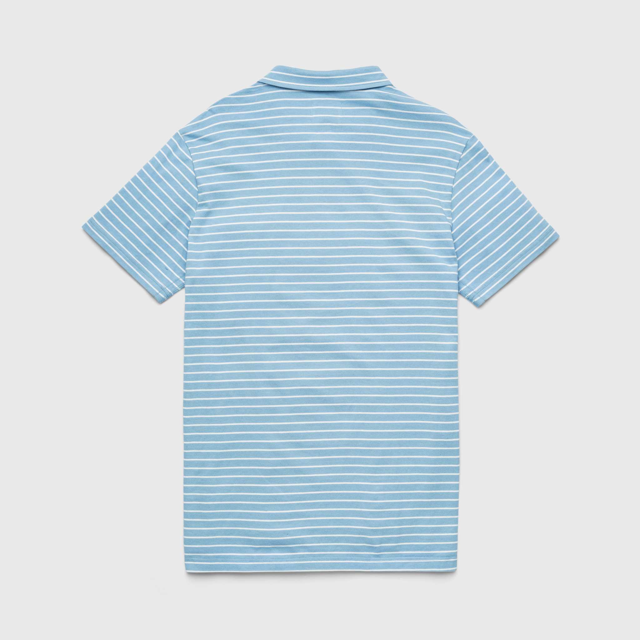 SURFSIDESUPPLY MICHAEL STRIPE POLO - BLISSFUL BLUE