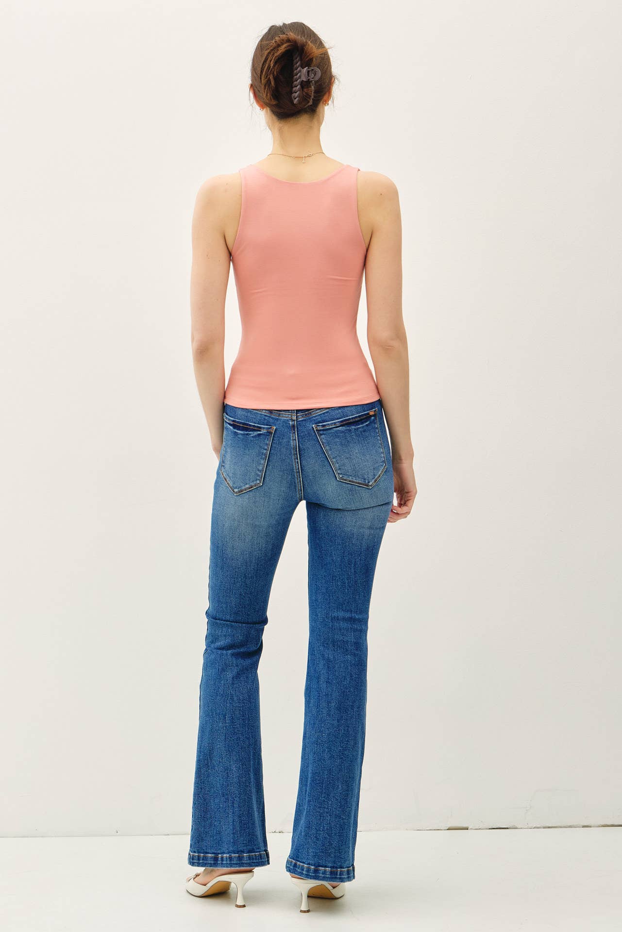 Be Cool BASIC THREADS FULL LENGTH V-NECK TANK