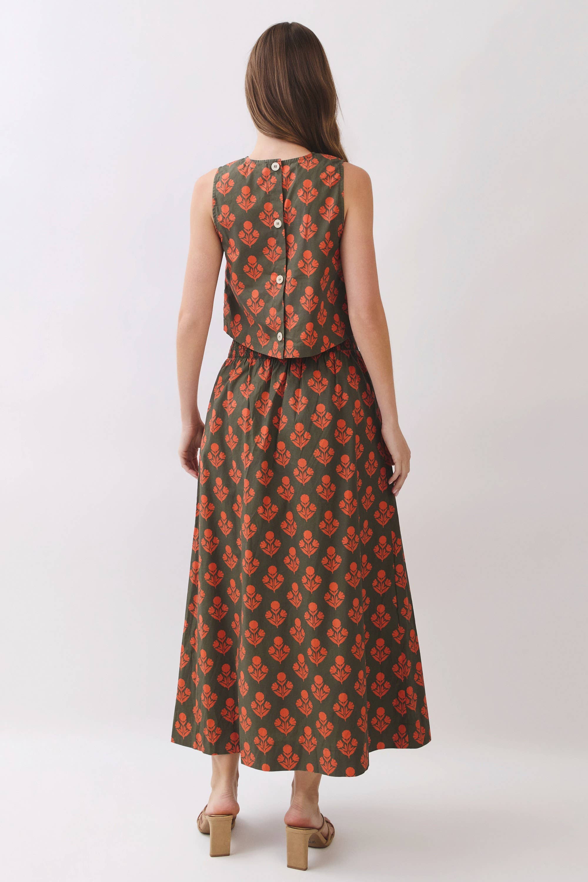 TCEC Marigold Maxi Skirt
