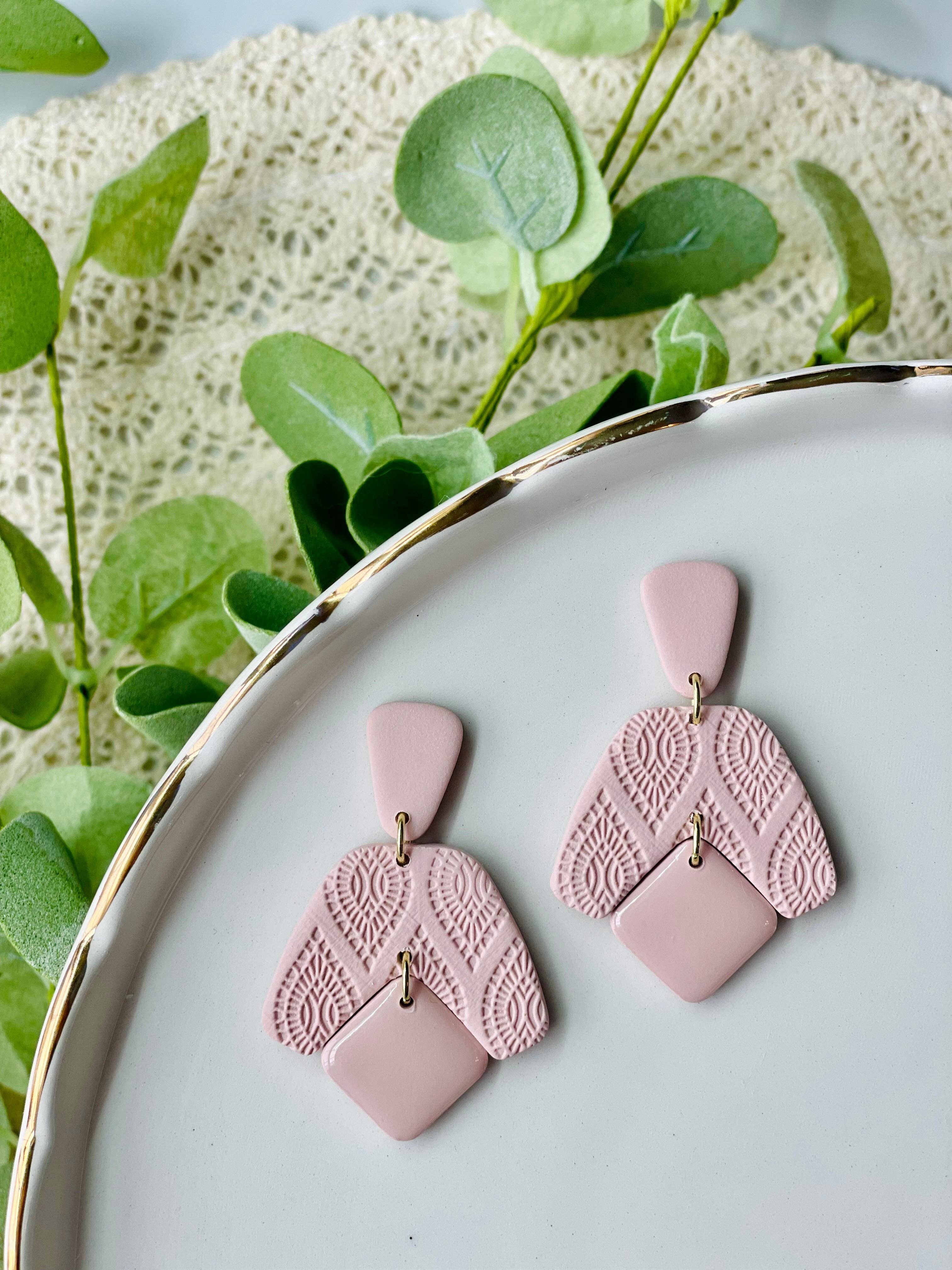 E & M Creative Design Co. BLOOMING BOOMERANG EARRINGS