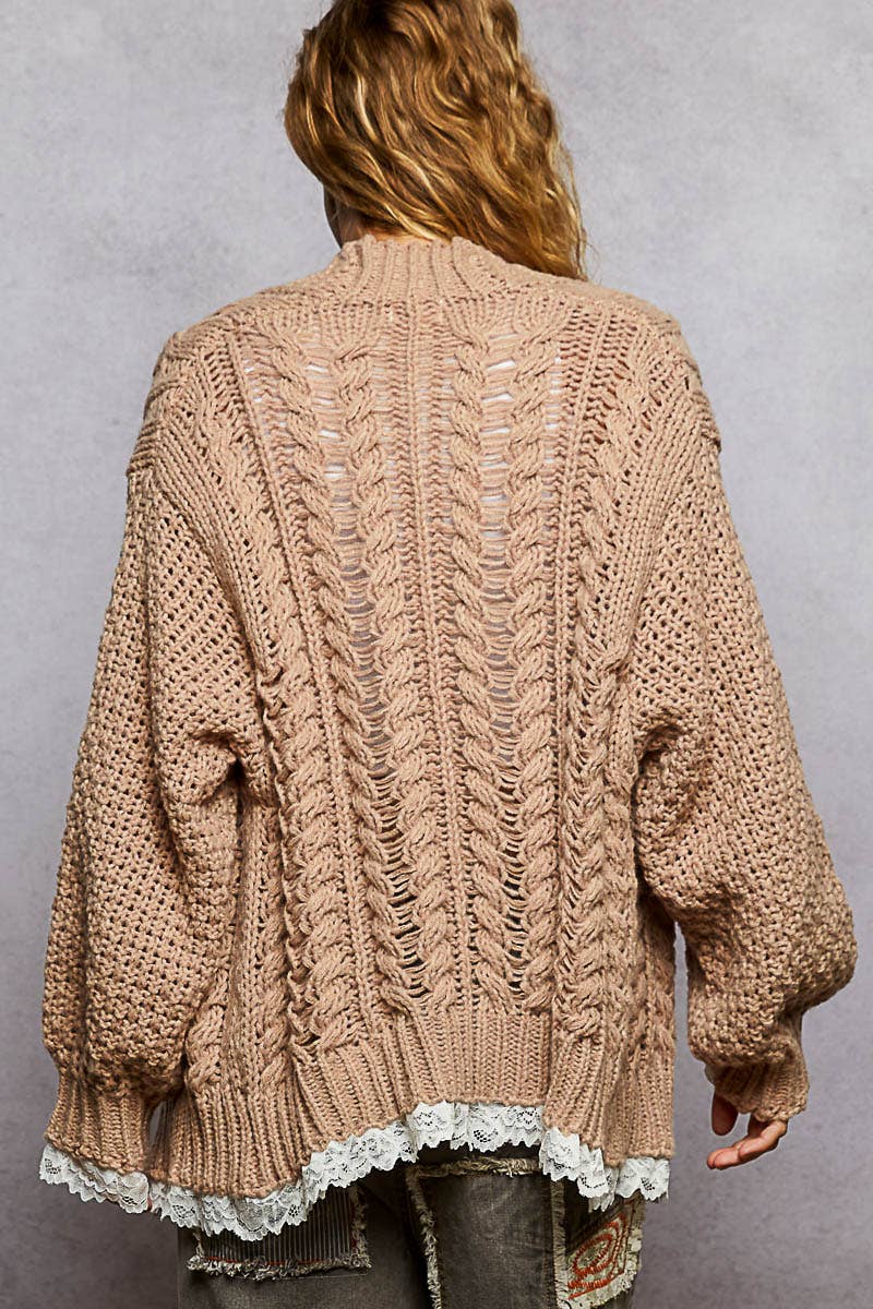 Pol Clothing Sipping Cider Cardigan