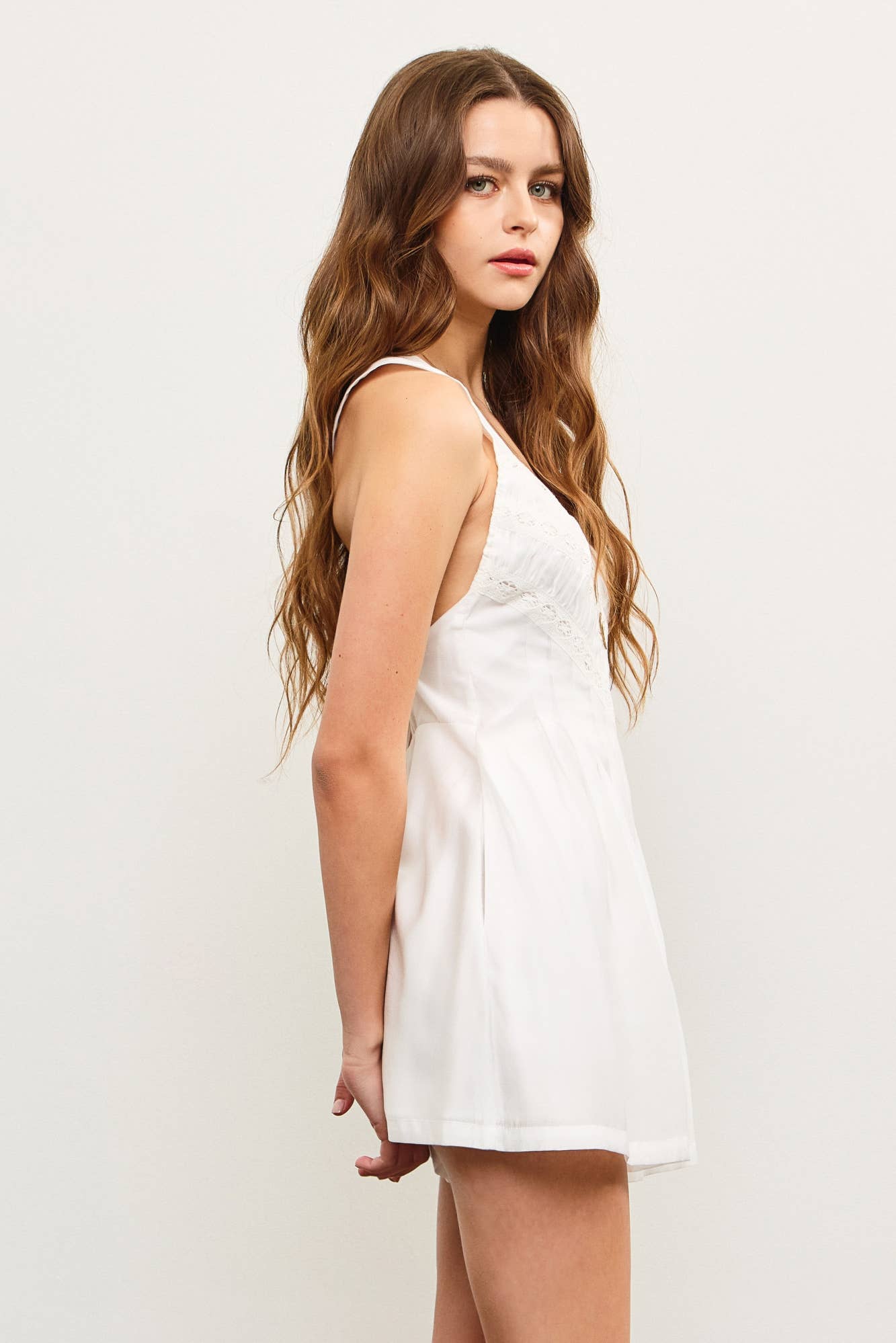 Mustard Seed STACEY SLEEVELESS ROMPER