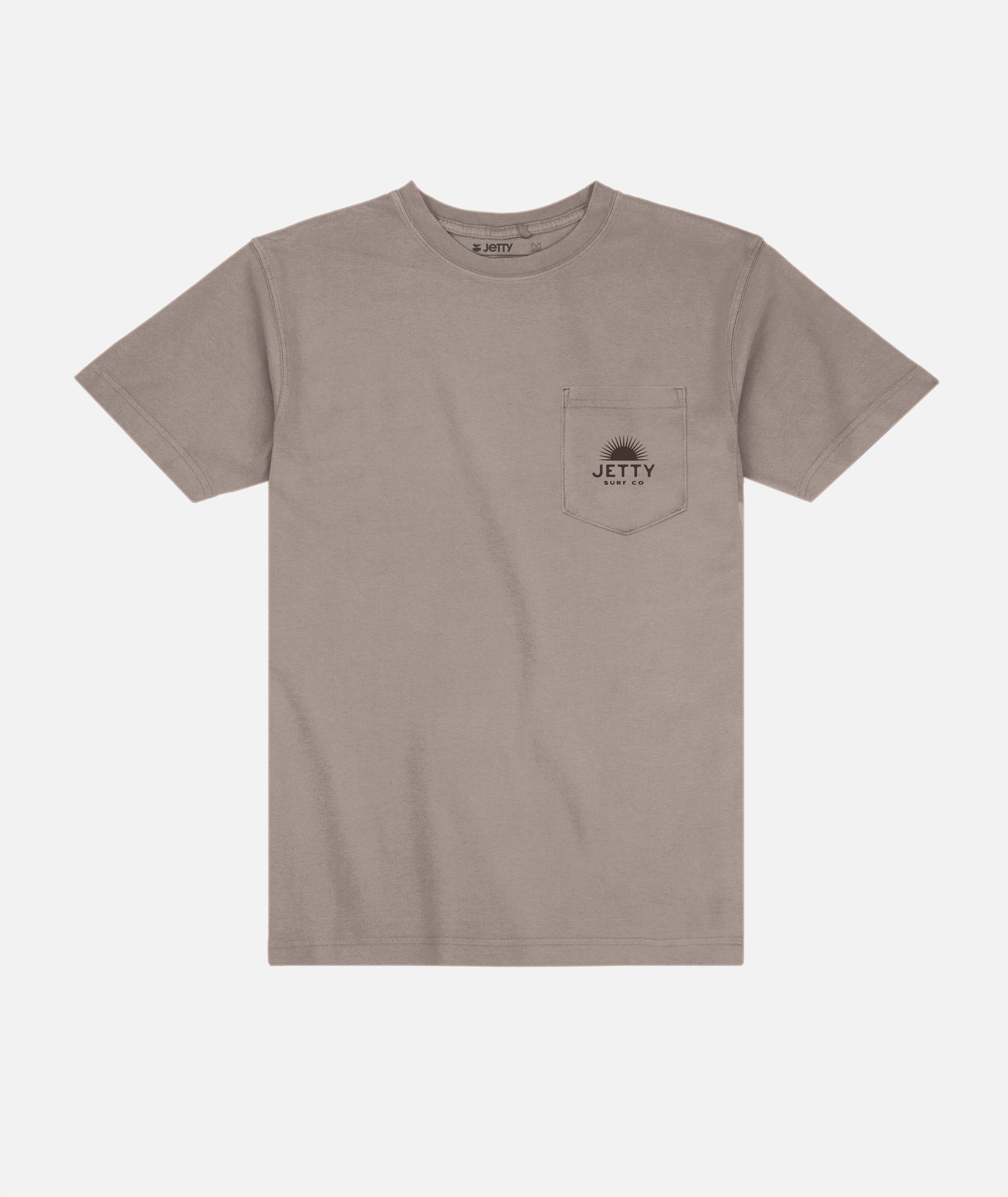 Jetty Sunbeam Pocket Tee - Cinder