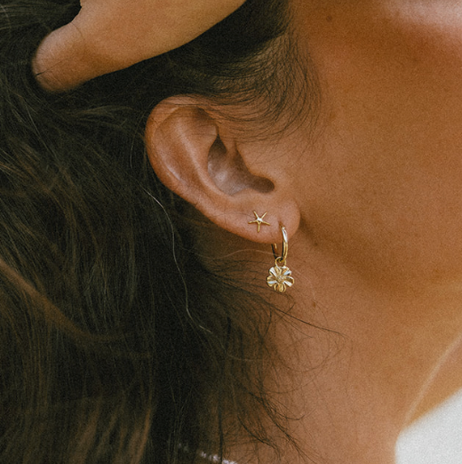 The Salty Gem Flor Earrings