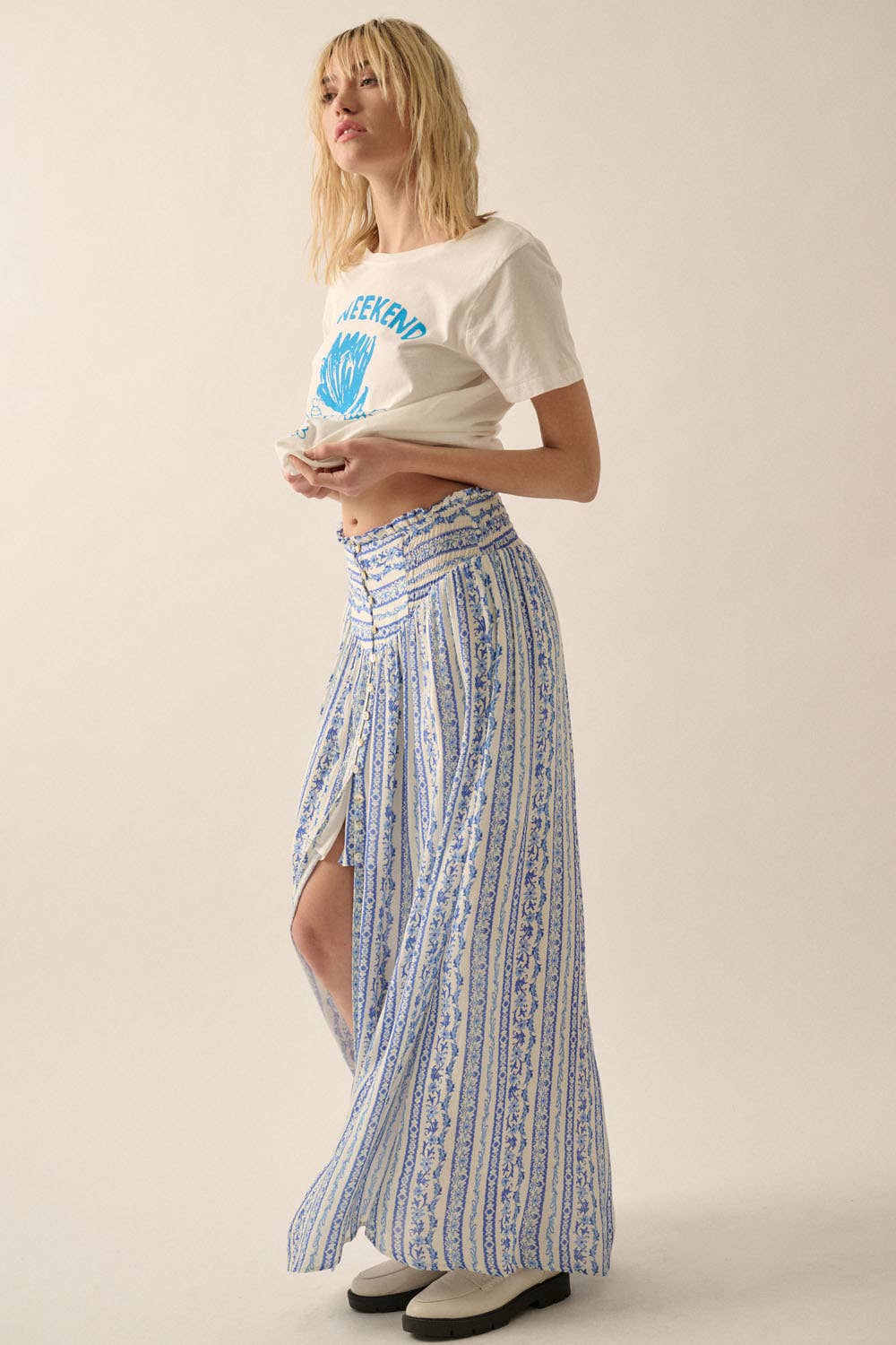 Promesa USA High Tide Maxi Skirt