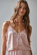 By Together Meant To Be V-Neck Top Dusty Pink
