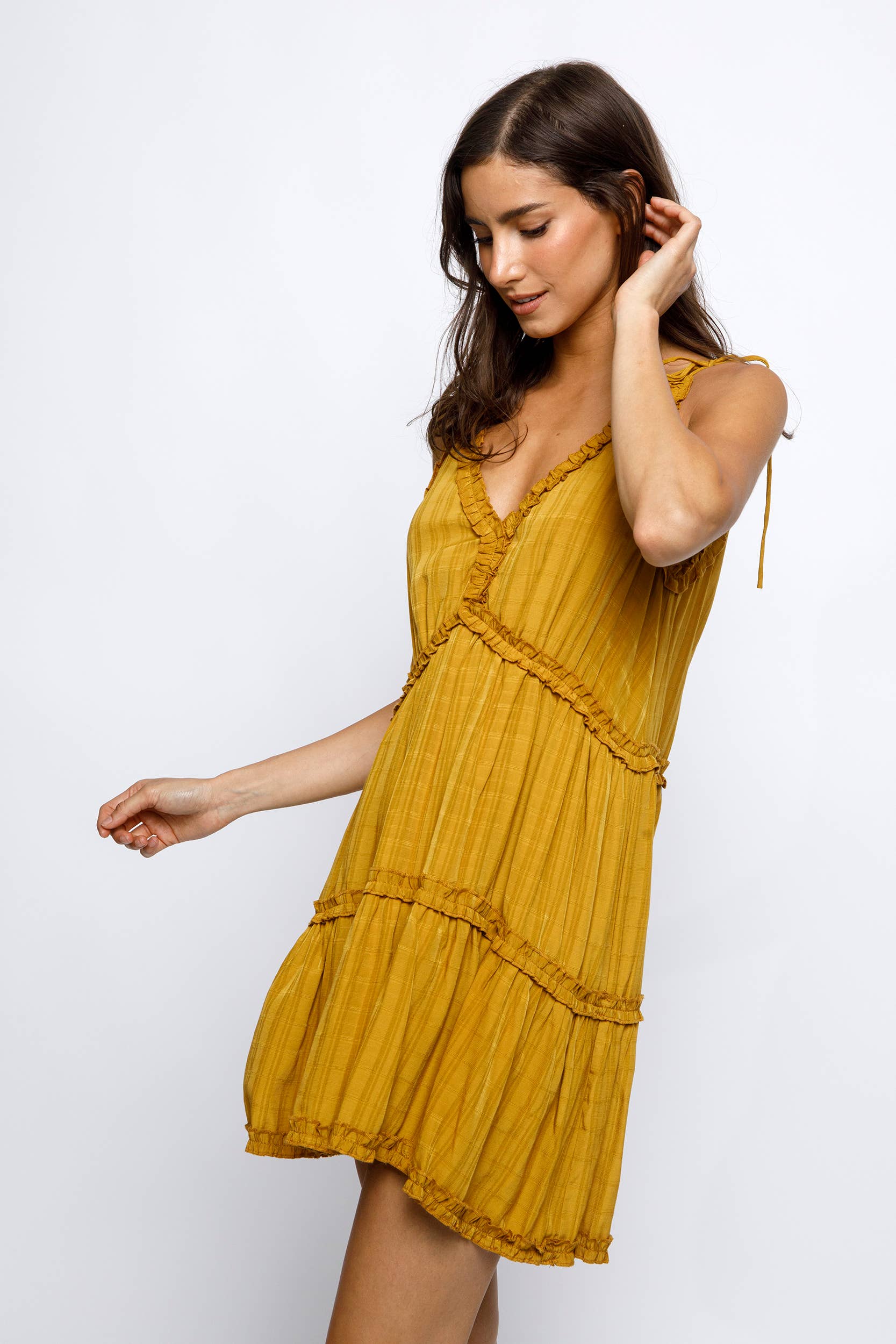 STORIA Cara Ruffled Mini Dress