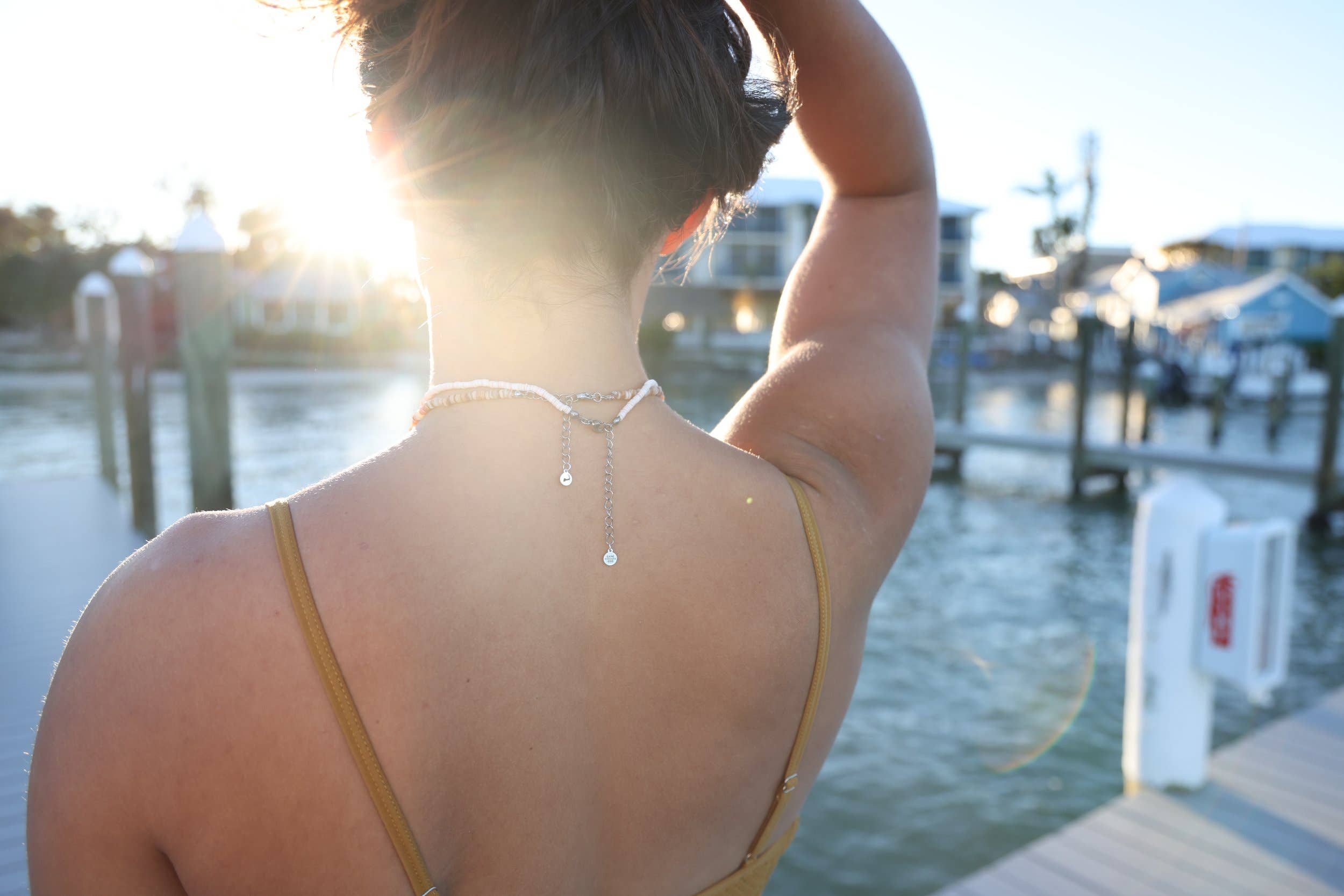 Cape Cod Chokers PUKA SHELL NEW TIDE CHOKER NECKLACE