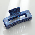Adorro Denim Blue Large | Assorted Large Claw Clips Rectangle