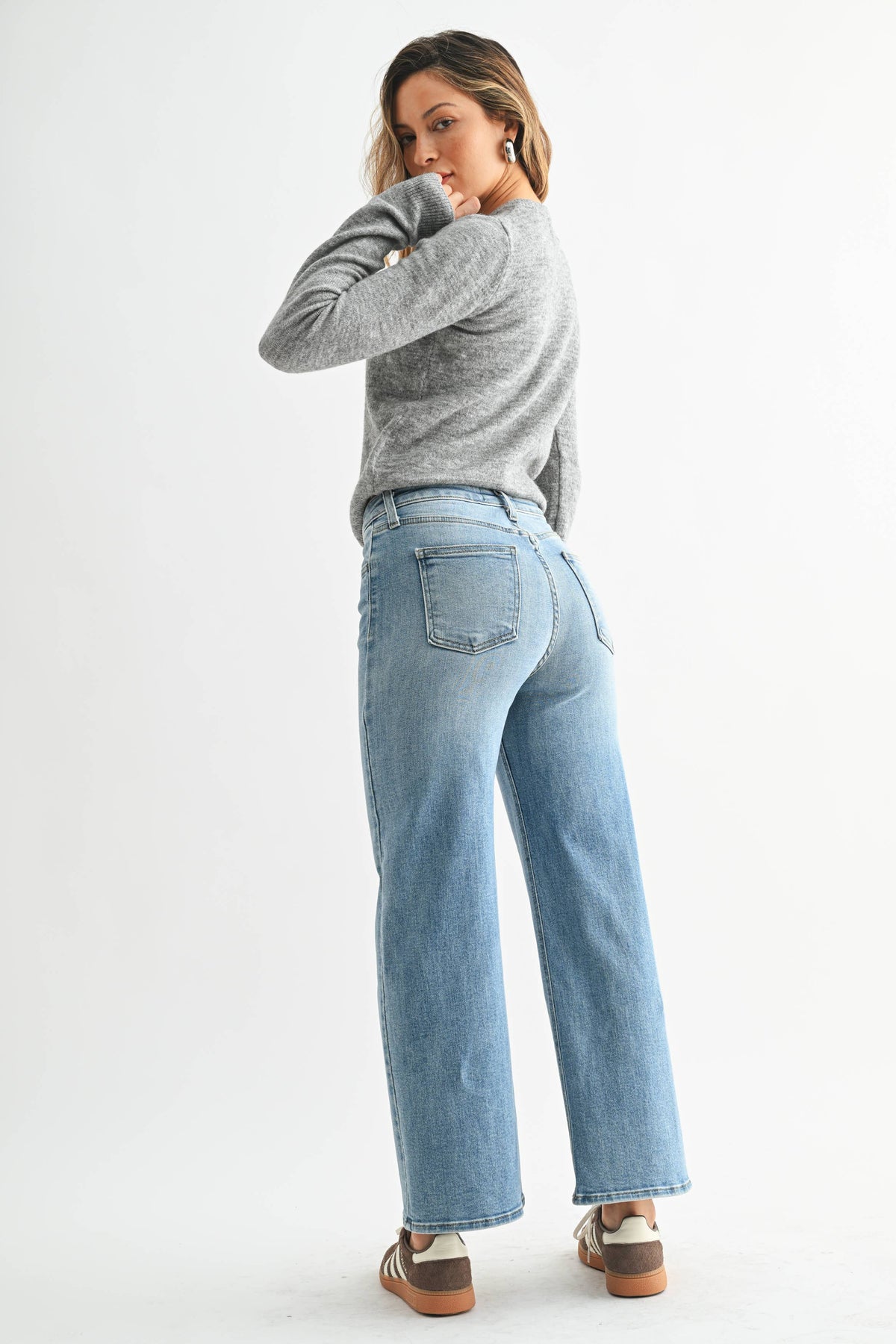 JUST BLACK DENIM The Classic Cropped Wide Leg