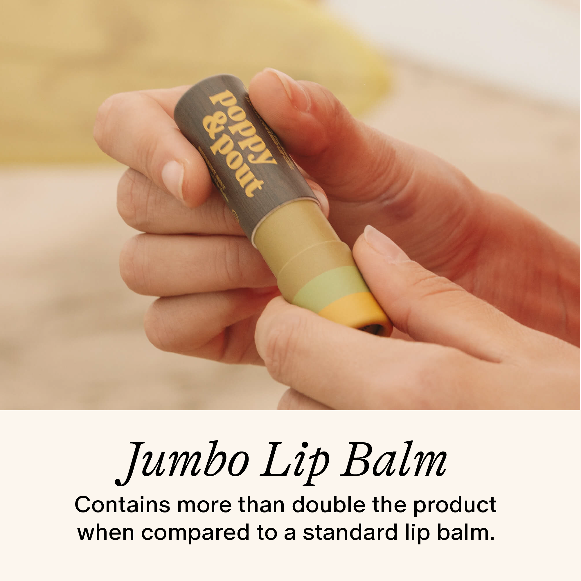 Poppy & Pout Lip Balm, Retro Surf, Midnight Mint
