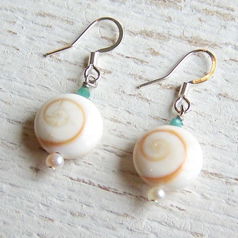 Jo Bird Jewelry Shiva Shell Earrings