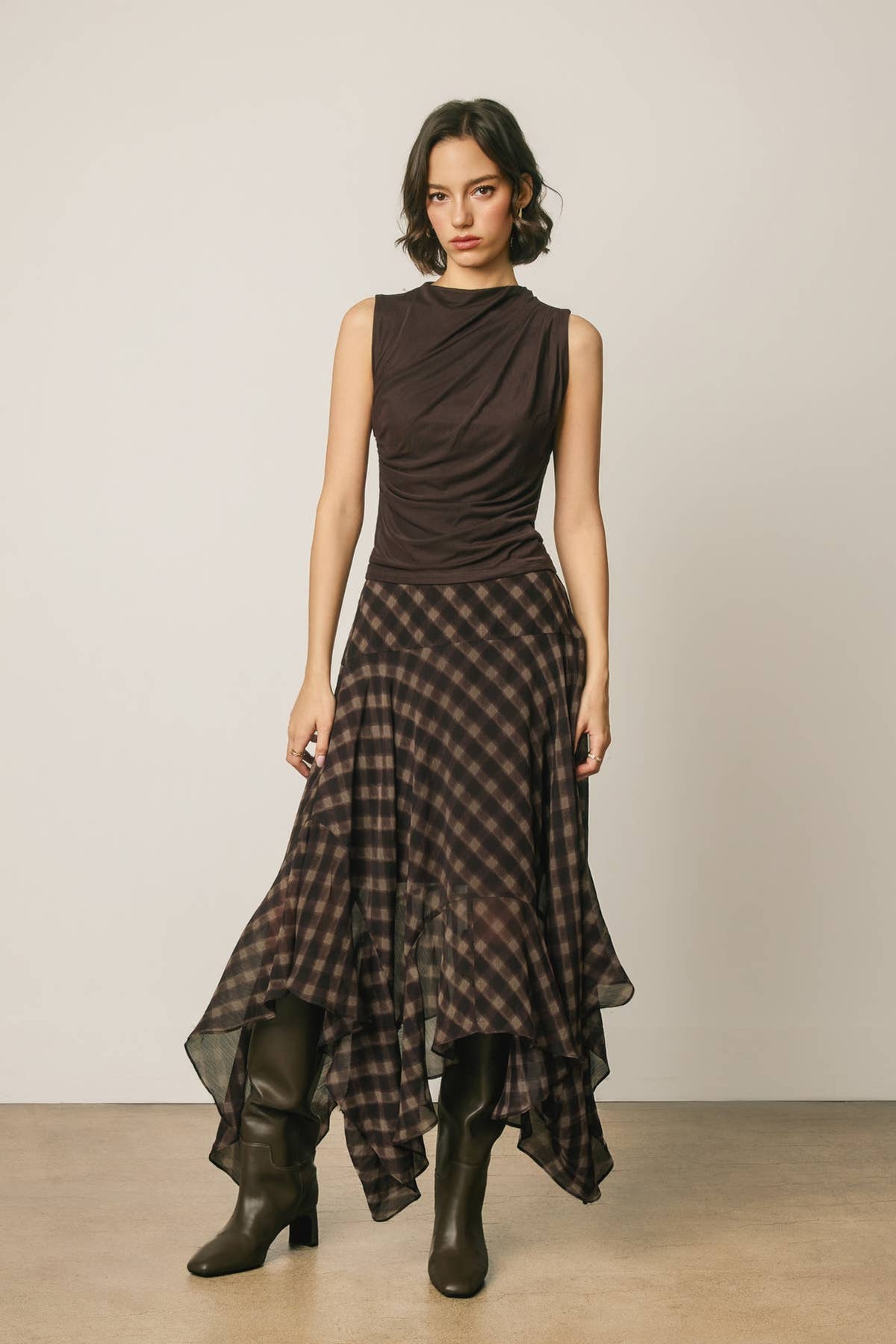 Dress Forum Autumn Picnic Handkerchief Hem Skirt