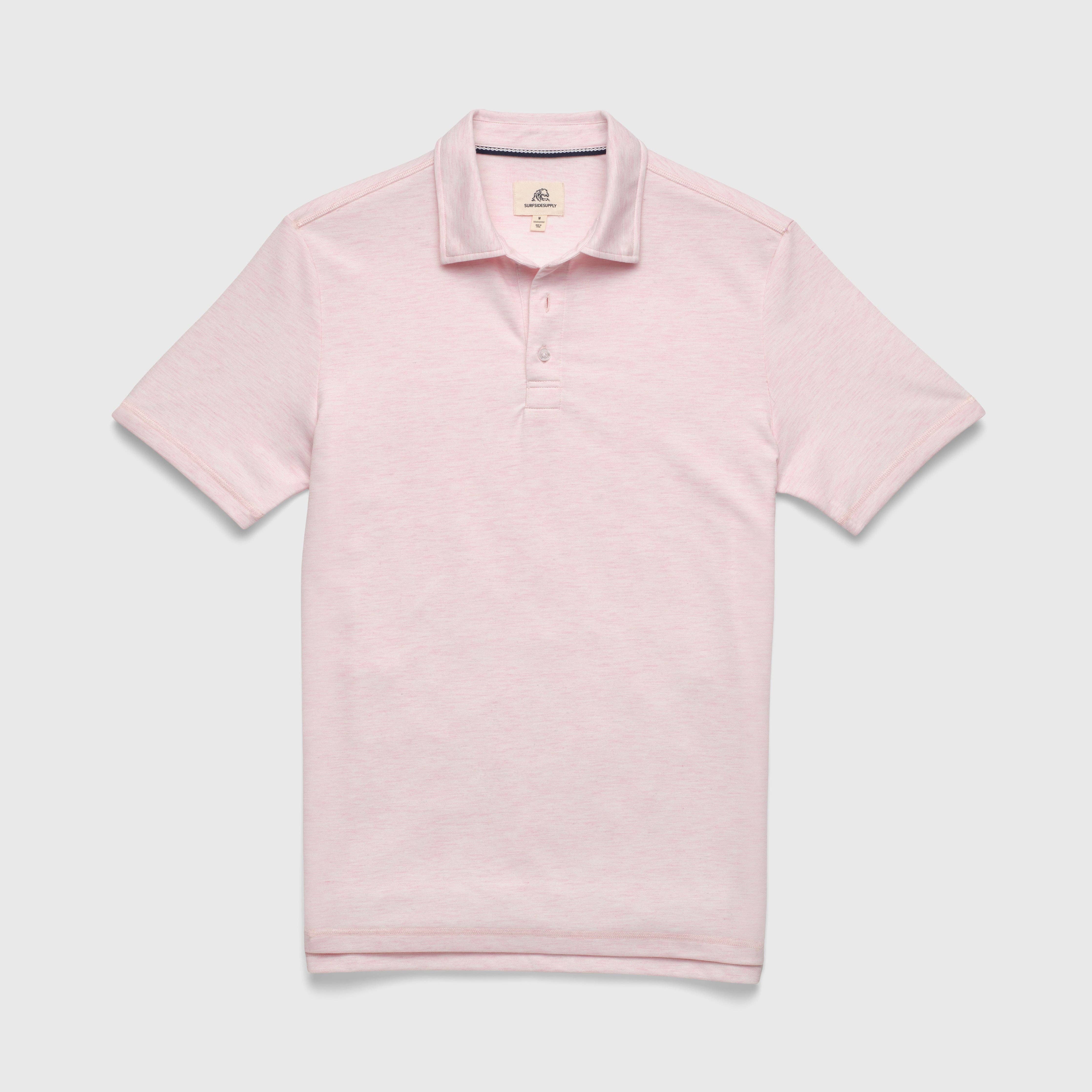 SURFSIDESUPPLY Ryan Pique Polo - Pink Heather