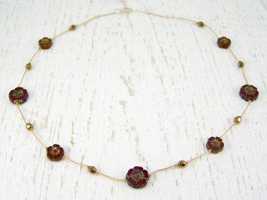 Jo Bird Jewelry Hibiscus Necklace