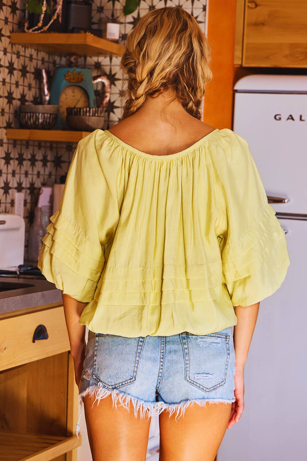 BUCKETLIST Sunshine Bubble Top