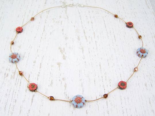 Jo Bird Jewelry Hibiscus Necklace