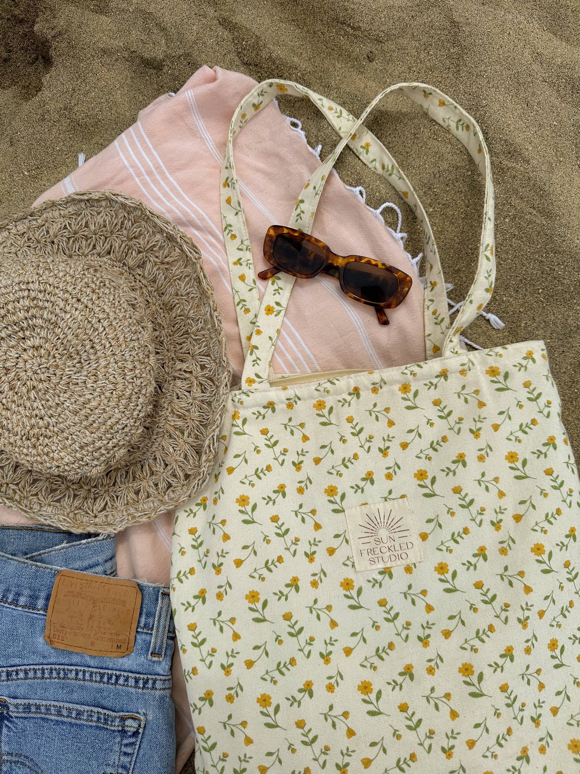 Sun Freckled Studio Buttercup Tote Bag
